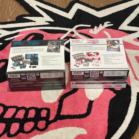 Pokémon TCG White Flare + Black Bolt Elite Trainer Box Bundle – SV Sealed - Picture 5 of 5